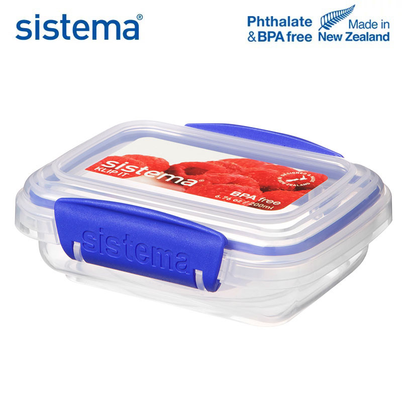 sistema Klip It 矩形保鲜盒200ml 1520-白色
