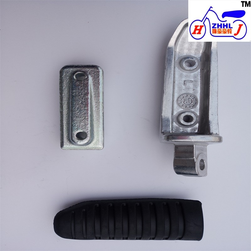 摩托跑车GSX250R前搁脚杆DL250前左右搁脚支架跑车左右脚踏正品 搁脚皮一个