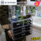 永德吉新款透明化妆品收纳盒防尘护肤品梳妆台抽屉化妆台化妆盒收纳盒整理盒 翻盖+32单+上下+三抽