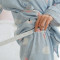 爱心鼠(Aixinshu) 春秋季棉质孕妇服 产前产后开衫长袖月子服哺乳装 针织棉坐月子喂奶衣家居服套装6690 L码 2号款