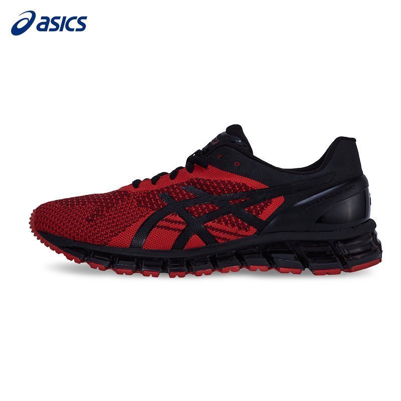 ASICS亚瑟士GEL-QUANTUM360KNIT男子全脚掌缓冲跑步鞋T728N 红色 42.5码