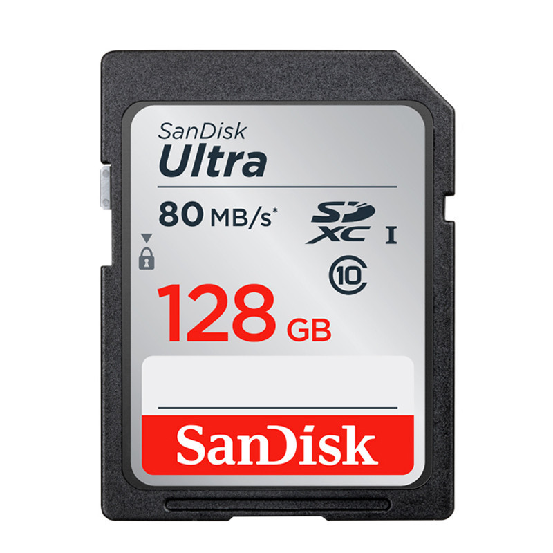 【官方授权】闪迪(SanDisk)SD卡128G SDXC高速C10 松下佳能单反相机存储卡128G 读取140M