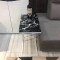小锤锤茶几50*30*59.5 黑架棕木款