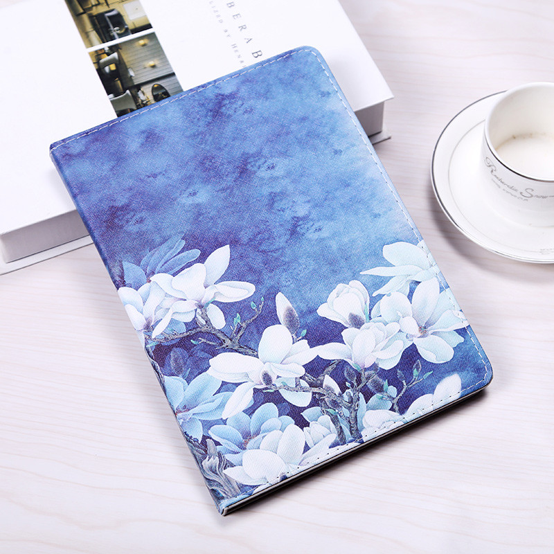 苹果ipad2保护套3文艺6新款5Air休眠9.7迷你4防摔mini1壳A1489_5 mini4墨荷