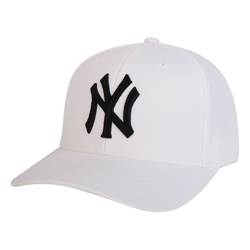 MLB棒球帽NY全白可调节帽子男女帽情侣韩版棒球帽子32CPIF741-50W 32CPIF741-50W