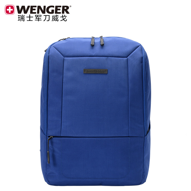 Wenger/威戈Swissgear潮流迷彩时尚男女休闲电脑包双肩包学生书包 深蓝