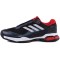 adidas阿迪达斯运动鞋2018新款男子休闲舒适透气网球鞋-CM7781 1号黑色/暗银金属/红 41