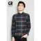 GRSAGA冬季休闲格纹系衬衫C11541130A_1 XXL 条纹系