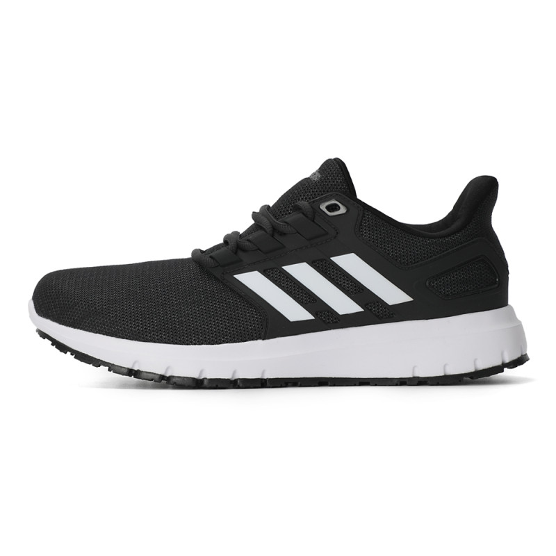 adidas阿迪达斯男子跑步鞋透气休闲运动鞋B44750 B44750黑色+亮白 45码
