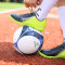 罗纳森新品足球鞋男高质防滑耐磨包裹性强轻便足球鞋 荧光绿黑 36码