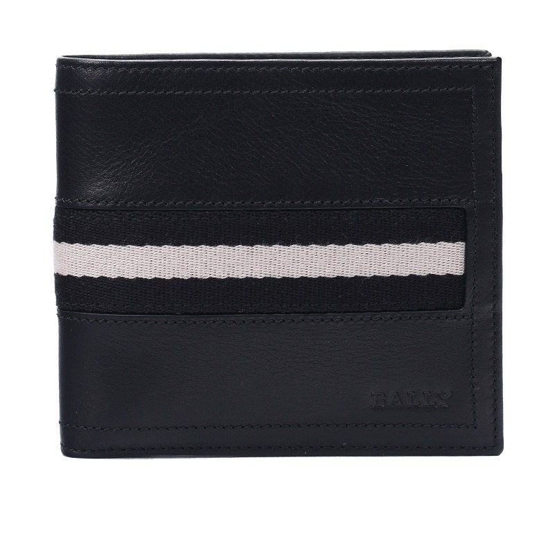 Bally/巴利经典款牛皮钱夹TRIDEK男士短款休闲钱包_2 6166588