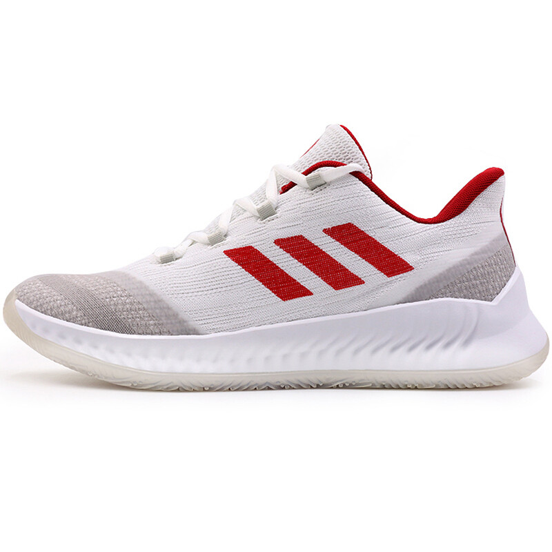 Adidas 阿迪达斯男鞋2018年秋季新款哈登低帮篮球鞋运动鞋 AQ0029 白色 43码