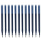 百乐（PILOT） BLS-FR5热可擦笔芯0.5mm （适用于LFBK-23/20EF笔 ) 笔芯替芯 蓝黑12支装