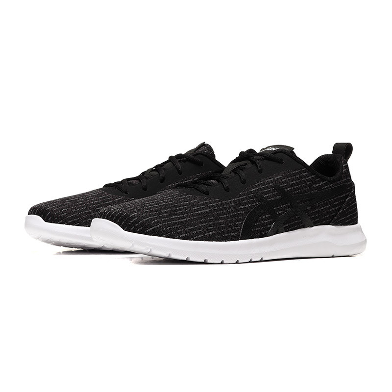 ASICS亚瑟士男子跑步鞋KANMEI 2运动鞋1021A011-001 1021A011-001黑色条纹 46码