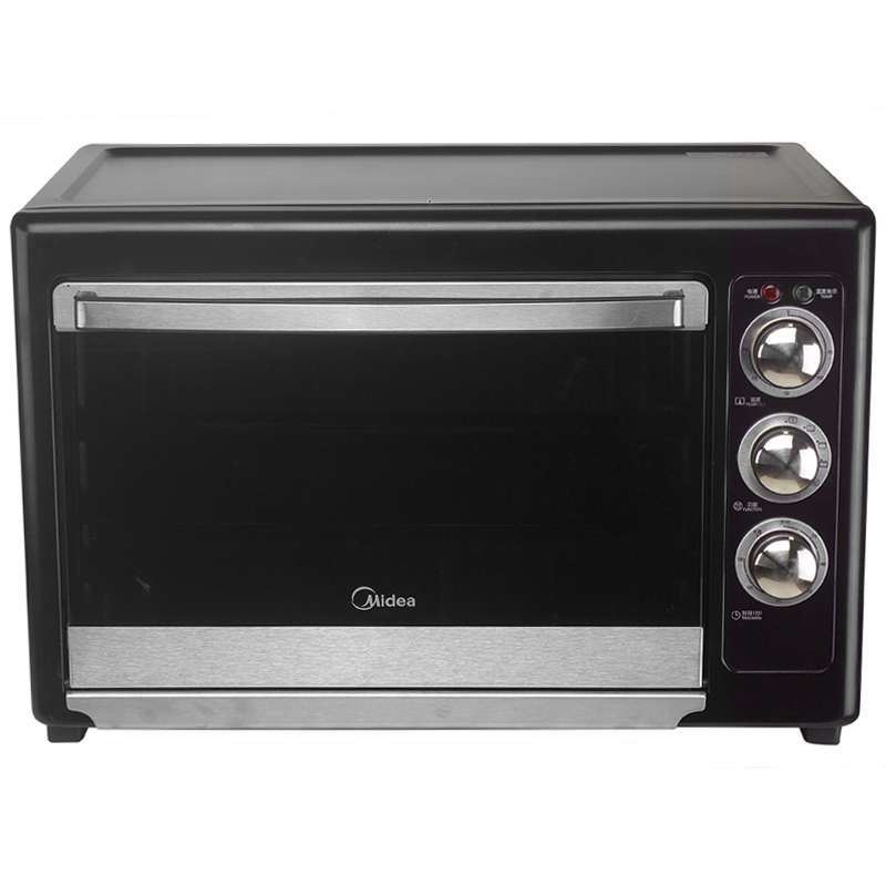 美的(Midea)电烤箱T3-381C 家用38L大容量 烘焙烤箱 上下独立温控 红色