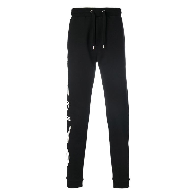 KENZO/高田贤三春夏新款字母LOGO收脚口休闲裤卫男F665PA716 4MD 99 M 黑色