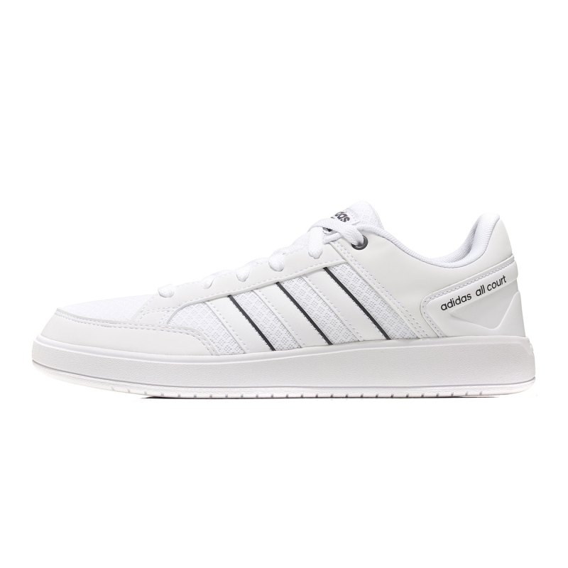 Adidas 阿迪达斯 男鞋2018秋新款运动鞋耐磨透气低帮休闲板鞋 B43882 白色 43码