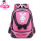 新款韩版可爱书包小学生女生1-3-6年级儿童书包护脊双肩包 【新款T635】红色小号