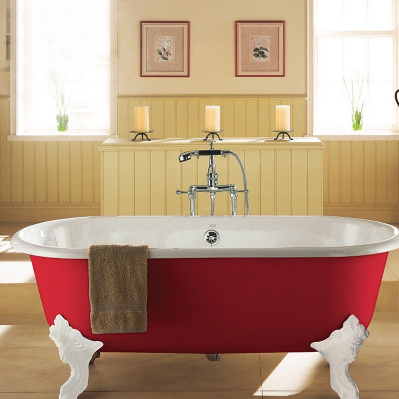 科勒kohler歌莱欧式卫生间独立式铸铁浴缸贵妃浴缸k11195t