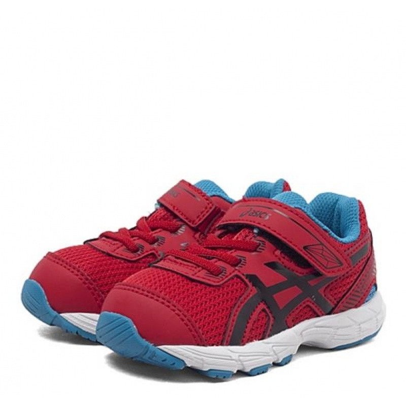 asics亚瑟士中性透气耐磨防滑运动跑步鞋C621N-2390 正红色/黑色/蓝宝石色C621N-2390 21