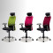 恒林电脑椅家用办公椅人体工学老板椅简约现代旋转可升降网布休闲座椅子1255 绿色