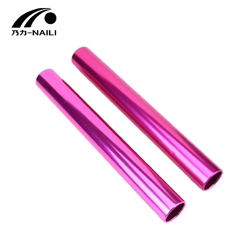 铝合金接力棒 大号直径3.8cm【紫色款】