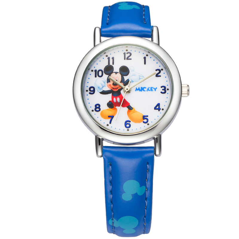 迪士尼(Disney )儿童手表 小学生男孩女孩电子表 可爱卡通指针儿童表学生手表MK-14007