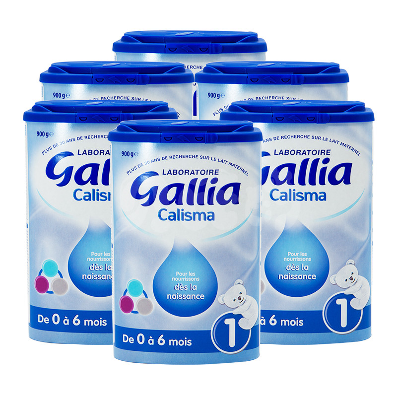 法国Gallia佳丽雅 标准1段0-6月奶粉830g*6罐