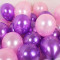 思泽 加厚10寸珠光气球 婚礼布置婚房装饰用品 生日派对开业气球 2.2克珠光（黑色20橘色40）