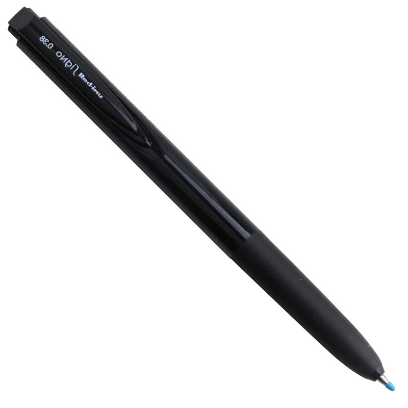 UNI三菱 Signo RT1 UMN-155-05中性笔 新品按压式透明顺滑走珠笔水笔0.5mm 多种颜色可选 黑色5支装