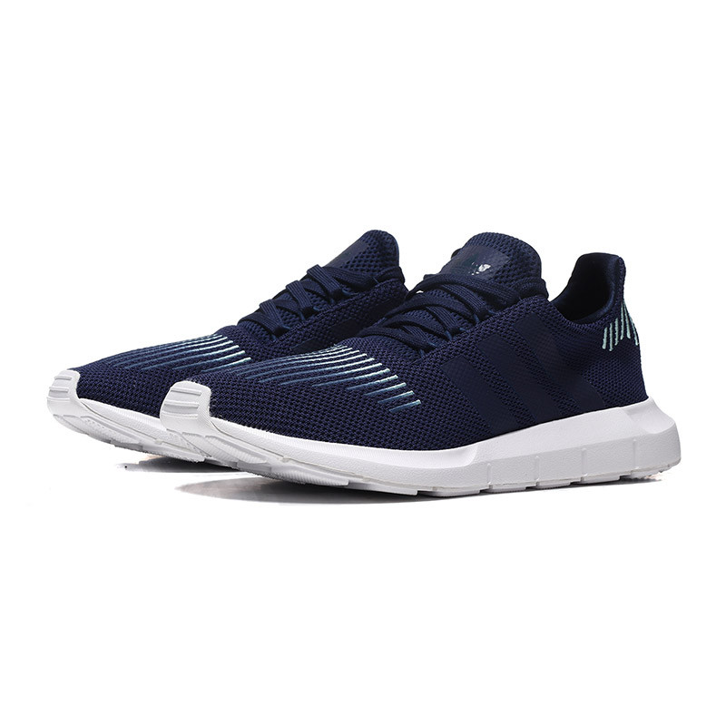 adidas阿迪达斯三叶草男运动休闲鞋B37740 B37740深蓝+深蓝+ftwr白 45码