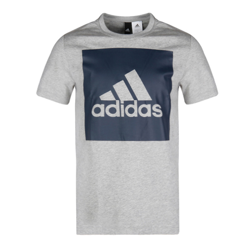 adidas阿迪达斯2018新款男子运动系列圆领T桖S98724 XXXL码 灰色