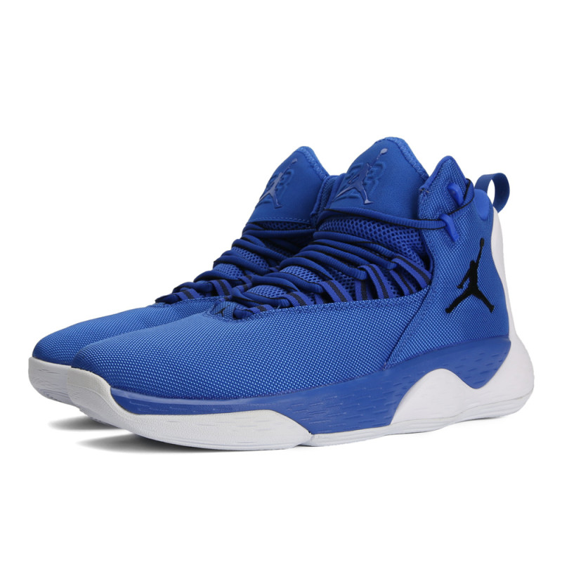 Nike耐克2018年新款男子JORDAN SUPER.FLY MVP PF篮球鞋AR0038-023 401宝蓝/黑/白 44码