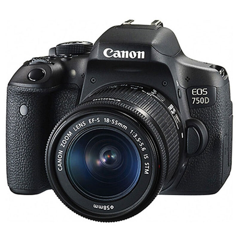 佳能（Canon）EOS 750D 数码单反相机套机（EF-S18-55IS STM + EF-S55-250IS ST