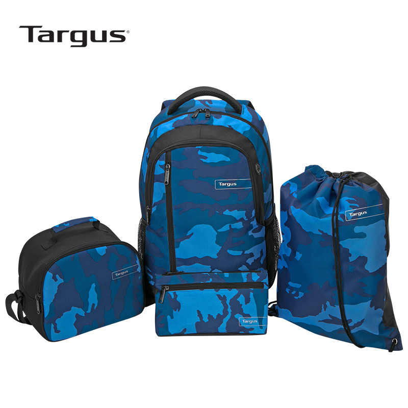 Targus/泰格斯15.6英寸双肩电脑包多功能防水大容量旅行休闲背包TSB891 89102-BUS89102AP-70套包