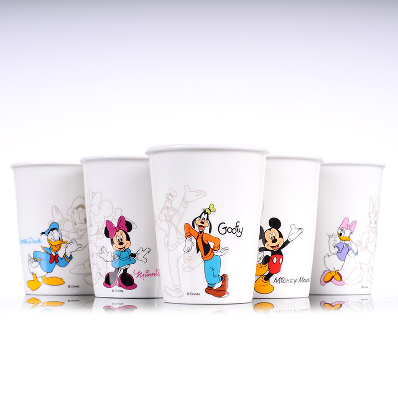 迪士尼(DISNEY) DSM-2421 米奇家族五入陶瓷水杯组