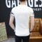 夏季男士短袖半袖韩版体恤修身男装衣服夏装2018polo衫潮_4_7 5XL T575藏青色
