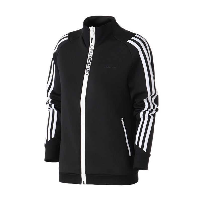 adidas阿迪达斯NEO女运动休闲夹克DM4161 S DM4161黑色