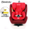 REEBABY墨菲汽车儿童旋转安全座椅ISOFIX接口 0-12岁婴儿宝宝可躺 波尔红ISOFIX款