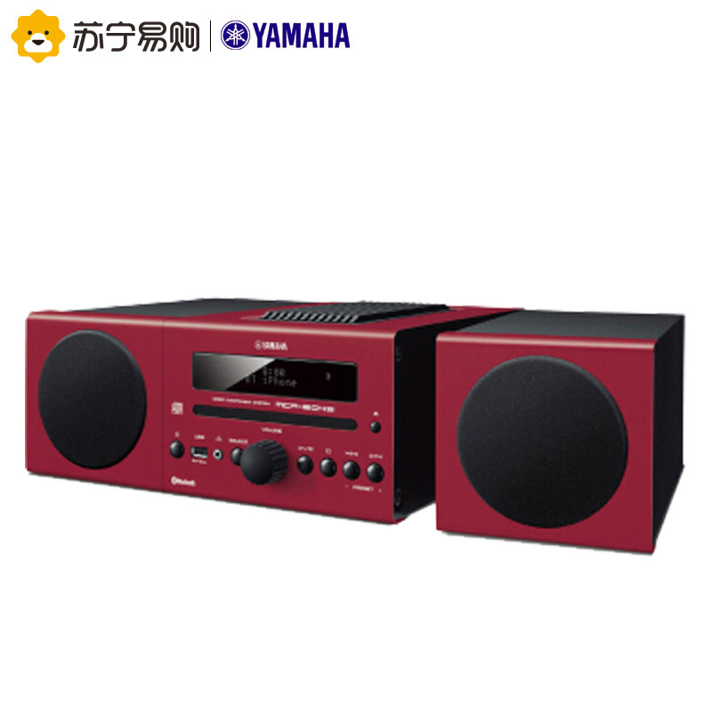 雅马哈（Yamaha）音响 音箱 CD机 USB 播放机 迷你音响 组合音响 蓝牙音响 定时闹钟MCR-B043 红色