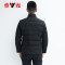 yaloo/雅鹿羽绒服男 冬季短款立领2018新款羽绒衣保暖潮流男外套百搭 XXL 黑色