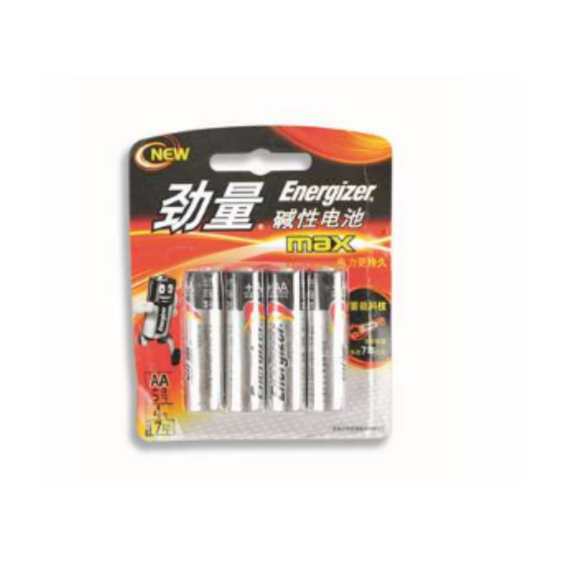 劲量 Energizer E92 BP4 劲量碱性电池7号，4节卡装