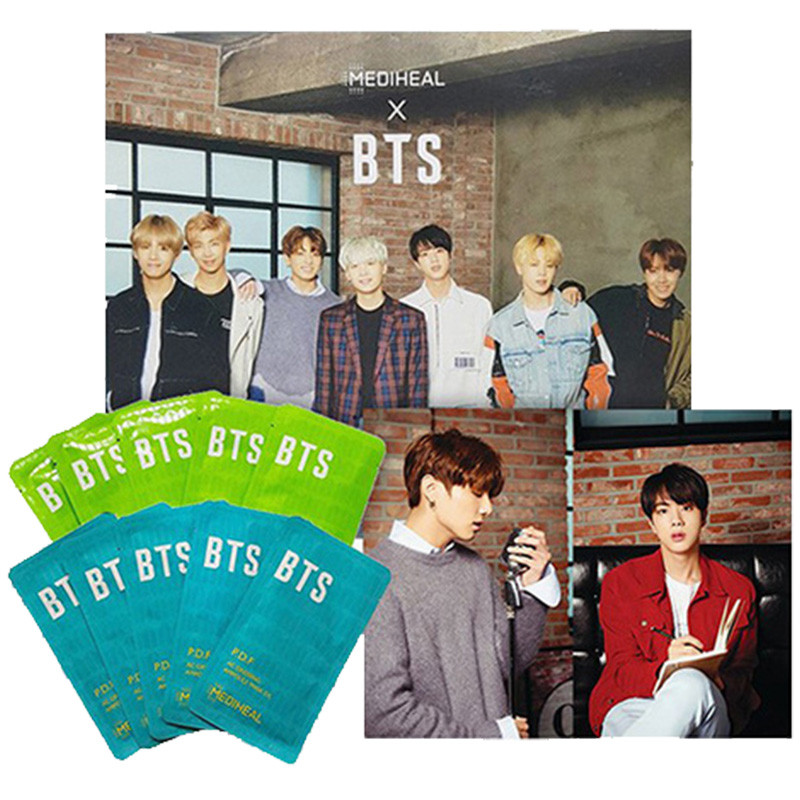 美迪惠尔(mediheal) X BTS 镇静护理套装 10片/盒