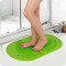 大号浴室垫卫生间浴室地垫带吸盘洗澡地垫脚垫淋浴房垫子创意简约家居家用浴室用品 透明绿色