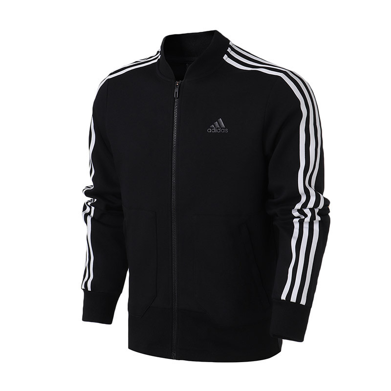 adidas阿迪达斯男子夹克外套2018新款休闲运动服DM5238 XXL DM5238黑色