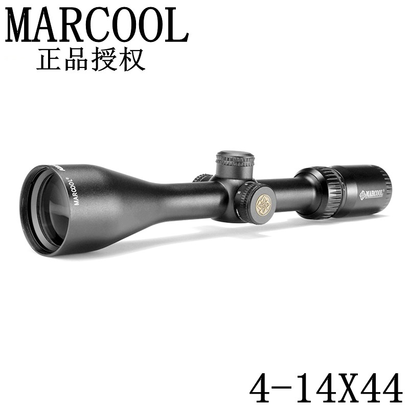 MARCOOL码酷ALT4-14X44SF侧焦十字光学高抗震高清晰秃子板球中握瞄准器狙 20MM皮轨低宽