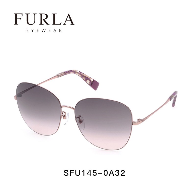 FURLA芙拉意大利品牌女士时尚简约舒适渐变镜片墨镜太阳镜女 SFU145580A32