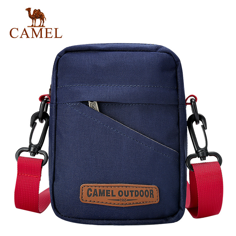 CAMEL骆驼户外挎包 1L男女通用斜挎包单肩包野营旅游休闲便携运动包包
