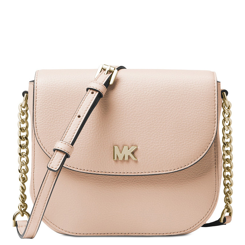 Michael Kors 迈克·科尔斯 Dome系列女士牛皮单肩包手提包斜挎包 MK女包 SoftPink浅粉色