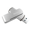 朗科(Netac) U盘64G USB3.0高速创意U388 金属旋转U盘 带指示灯